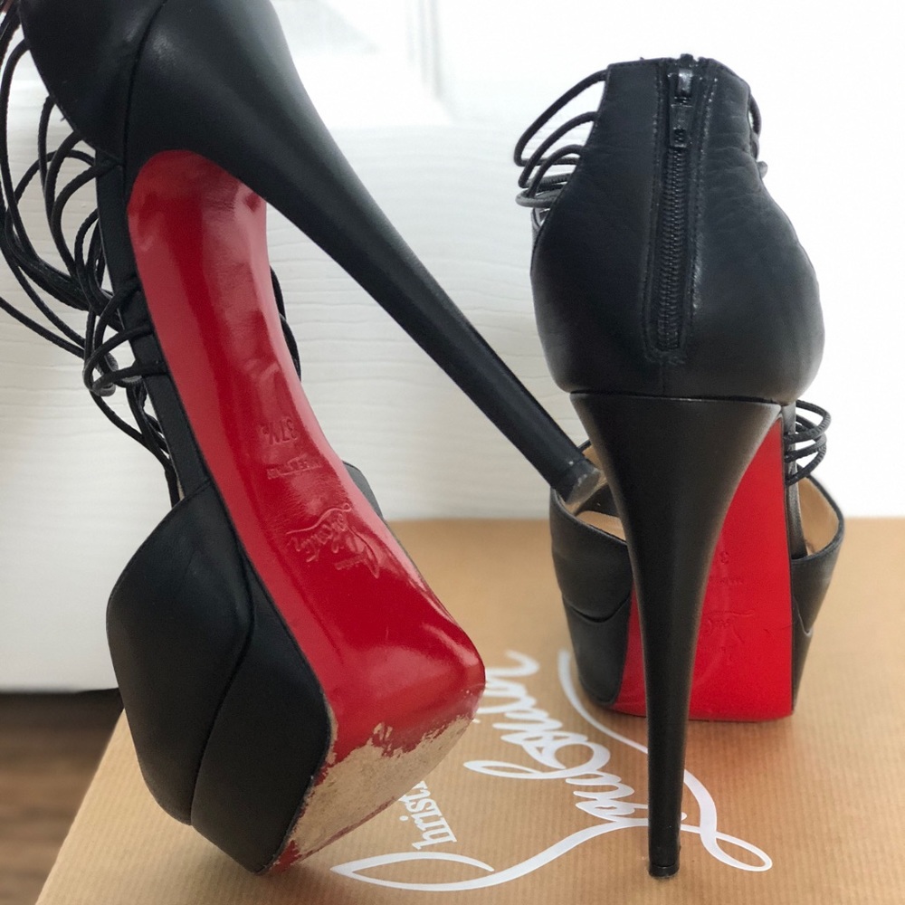 Louboutin Confusalta Strappy Heels WITH BOX - Picture 7 of 12